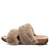 Bearpaw Analia Women's Faux Fur Upper Sandals - 2900W Bearpaw- 214 - Brown - Side View