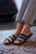 Bearpaw Mercedes Women's Artisan Cork Adjustable Sandals - 2927W - Lifestyle Silver