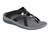OrthoFeet Clio Women's Sandals Heel Strap - Black - 6