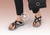 OrthoFeet Clio Women's Sandals Heel Strap - Black - 11
