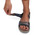 OrthoFeet Malibu Two Way Strap Women's Sandals Heel Strap - Pewter - 19