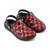 Joybees Varsity Lined Clog - Unisex - Comfy Clog with Arch Support -  Varsity Lined Clog Graphics Adult Buffalo Plaid/Black Pp Pair View