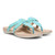 Vionic Karley Womens Slide Sandals - Aqua - Pair