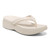 Vionic High Tide Ii Womens Thong Wedge - Cream - Angle main