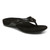 Vionic Avena Womens Thong Sandals - Black - Angle main