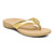 Vionic Lida Thong Post Sandal with Arch Support  - Gold - Angle main