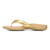 Vionic Lida Thong Post Sandal with Arch Support  - Gold - Left Side