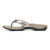 Vionic Lida Thong Post Sandal with Arch Support  - Pewter - Left Side