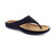 Strive Ibiza II - Women\'s Sparkle Toe Post Supportive Sandal - Midnight Blue - Angle