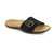 Strive Paros - Women\'s Adjustable Strap Slip-on Arch Supportive Sandal - Black - Angle