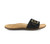 Strive Paros - Women\'s Adjustable Strap Slip-on Arch Supportive Sandal - Black - Side