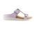 Strive Santorini II - Women\'s Adjustable Strap Elevated Supportive Sandal - Lavender - Side