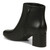 Vionic Sibley Womens Ankle/Bootie Shrtboot - Black Nappa - Back angle