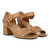 Vionic Chardonnay Womens Quarter/Ankle/T-Strap Sandals - Camel Nappa Leather - Pair