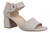 Vionic Chardonnay Women's Heeled Sandals - Stylish and Comfortable Quarter/Ankle/T-Strap Sandals - Cobblestone - Angle main