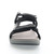 Propet Eli Men's Sneaker - Black/grey - front view