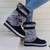 Bearpaw Retro Tama Women's Winter Boots - Black/gray Lifestyle Chocolate