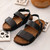 Bearpaw ALMA II Women's Sandals - 3004W - Black - lifestyle view Walnut