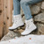 Bearpaw TESSIE Women's Boots - 3022W - White - lifestyle view Charcoal