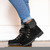Bearpaw Sam Women's Lace-up Boots - 2950w - Black/gray
