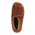 Lamo APMA Men's Open Toe Wrap Slippers CM2337 - Chestnut - Back Angle View
