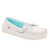 Lamo Selena Moc Women's Moccasin Slippers EW2304 - Pale Grey - Profile View