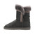 Lamo Alma Women's Faux Fur Boots EW2315 - Waxed Charcoal - Back View