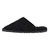 Lamo Men's Scuff Slippers - Suede Faux Sheepskin P103M - Black - Side View