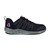 Reebok Work Women's Astroride Steel Toe Static Dissipative Athletic Shoe - Dark Navy and Purple - Side View