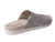 Spenco Twilight Ellie Women's Leather Slide Sandal - Light Grey - Bottom
