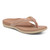 Vionic Tide Sport Womens Thong Sandals - Macaroon Lthr Angle main