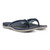 Vionic Tide Sport Womens Thong Sandals - Navy Lthr Pair