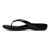 Vionic Davina Women's Supportive Flip Flop Sandal - Black - Left Side