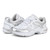 Vionic Classic Walker 2.0 Women's Athletic Walking Shoe - White/ Silver - pair left angle