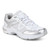 Vionic Classic Walker 2.0 Women's Athletic Walking Shoe - White/ Silver - Angle main