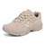 Vionic Classic Walker 2.0 Women's Athletic Walking Shoe - Oatmeal Beige/ Gold - Left angle