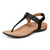 Vionic Brea Women's Toe Post Comfort Sandal - Black - Left angle