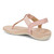 Vionic Brea Women's Toe Post Comfort Sandal - Light Pink - Back angle