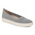 Vionic Uptown Skimmer Women's Knit Slip-On Comfort Shoe - Light Grey - Angle main