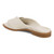 Vionic Miramar Women's Comfort Slide Sandal - Cream - Back angle