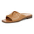 Vionic Miramar Women's Comfort Slide Sandal - Camel - Left angle