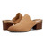 Vionic Claremont Women's Heeled Comfort Mule - Camel - pair left angle