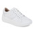 Vionic Kearny Women's Lace Up Platform Comfort Sneaker - White Leather