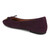 Vionic Klara Women's Ballet Comfort Flat - Winter Plum - Back angle