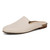 Vionic Willa Mule Women's Functional Slip-on Flat - Cream - Left angle