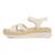 Vionic Mar Women's Platform Wedge Sandal - Cream - Left Side