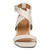 Vionic Marsanne Women's Heeled Strappy Sandal - Cream - Front