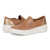 Vionic Kearny Women's Platform Slip-On Comfort Sneaker - Macaroon Brown - pair left angle
