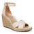 Vionic Marina Women's Wedge Comfort Sandal - Cream - Angle main