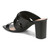 Vionic Merlot Women's Supportive Heeled Sandal - Black - Back angle